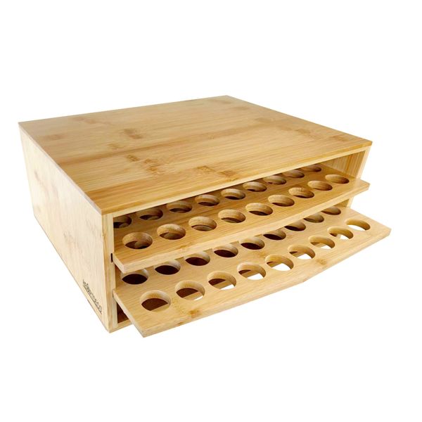 108 Bamboo Coffee Pod Holder Organizer Coffee Capsule Dispenser