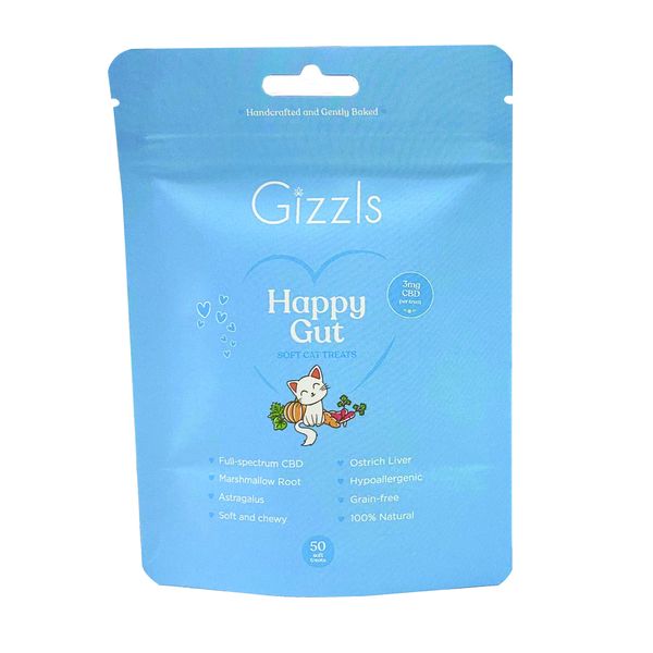 Gizzls Happy Gut Soft Cat Treats