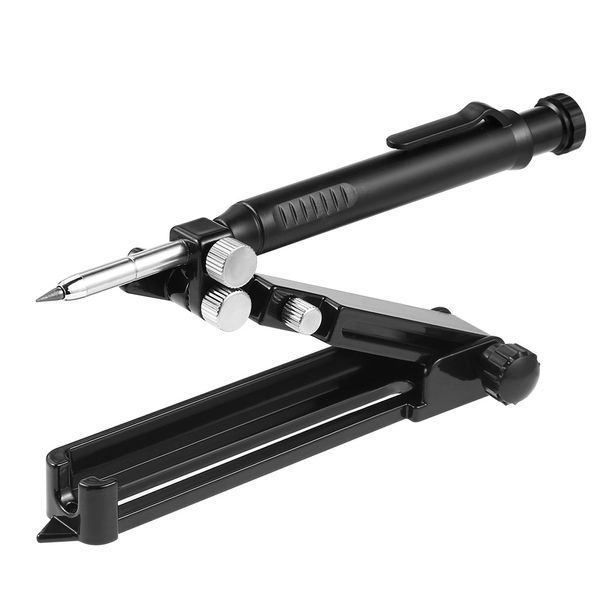 Adjustable Metal Marking Gauge Scriber Measuring Ruler for Woodworking
