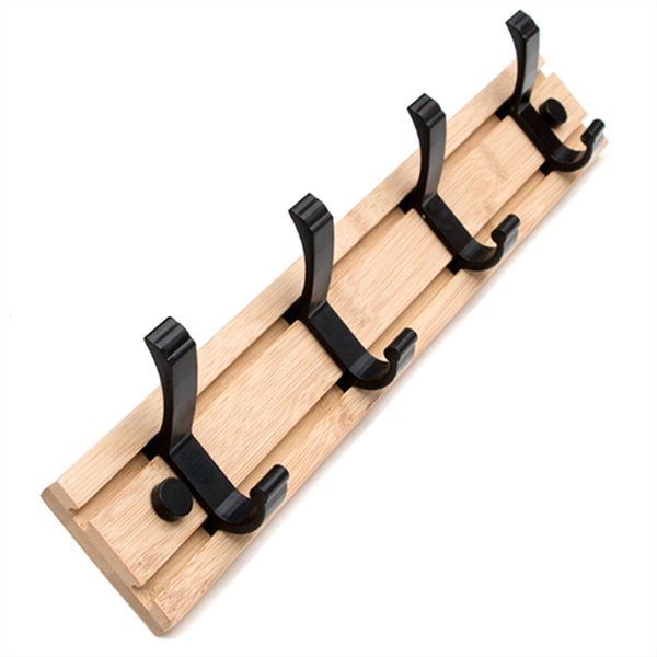 Coat Rack Wall Mount Coat Hooks with 4 Hooks for Hanging Coat Hat Bag