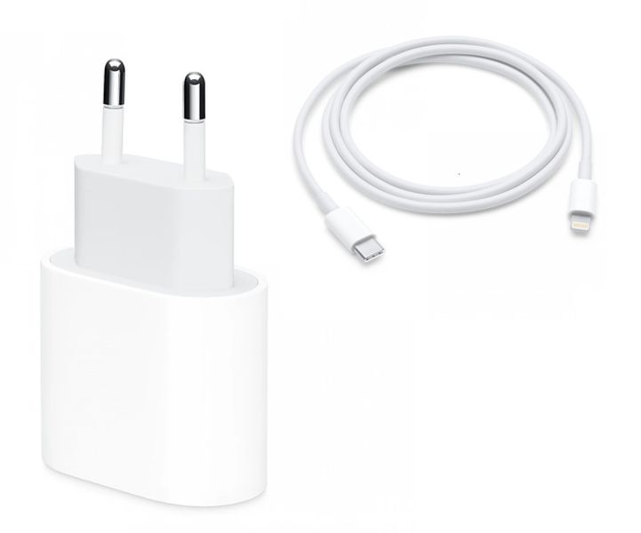iPhone Fast Charger Kit - 20W PD Adapter &amp; 1m USB-C to Lightning Cable
