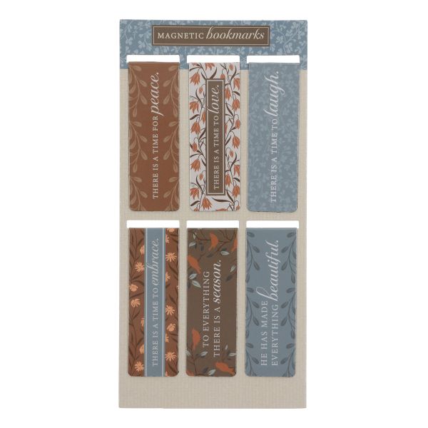 Magnetic Bookmarks - To Everything There Is a Season, Six-Piece Set