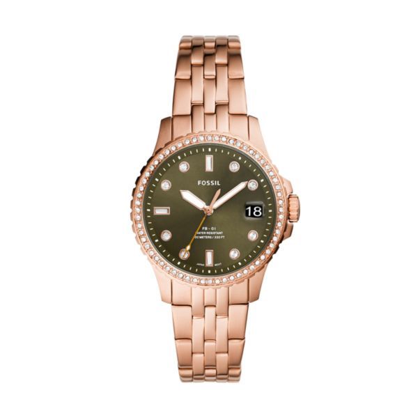 Fossil Fb-01 S. Steel Rose Gold Sport-ES4970