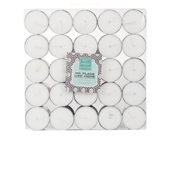 No Place Like Home 25 Pack Extra Large Tea Light Candle Shop Today