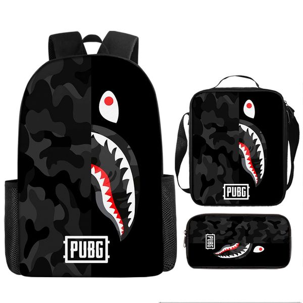 Backpack, Lunch Box &amp; Pencil Case Shark image