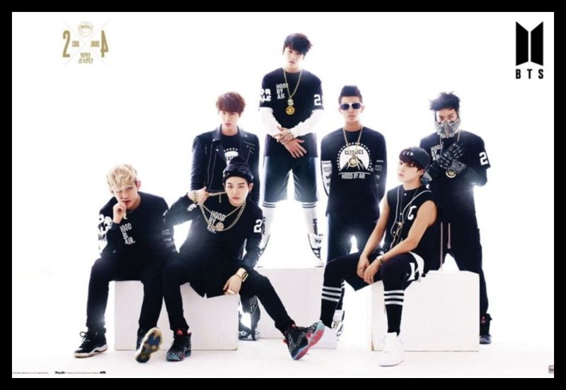 BTS - (Superstars) Poster with Black Frame