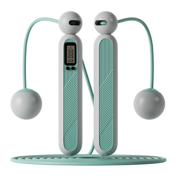 2 in 1 Cordless Digital Skipping Rope Weighted Jump Rope for Exercise