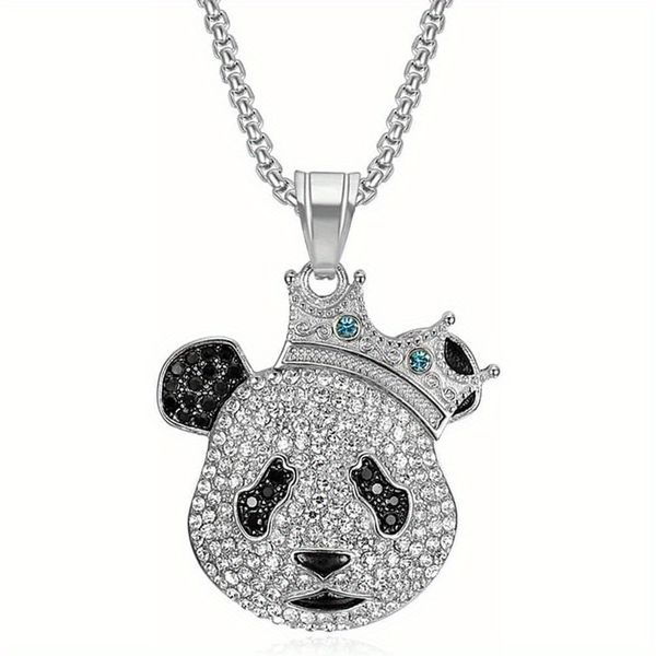 Hip Hop Chain Necklace Fake Plated Chain Pendant Necklace