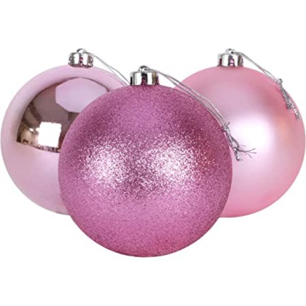 Christmas Baubles Pink - 10 pics