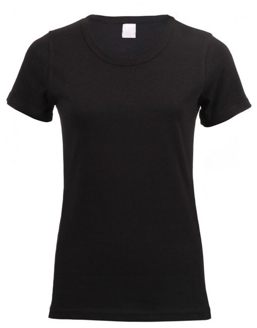 PepperST Ladies Scoop neck T-Shirt - Black | Shop Today. Get it ...