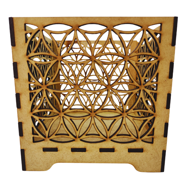 Altar Light Keeper - Sacred Geometry Candle &amp; Trinket Box