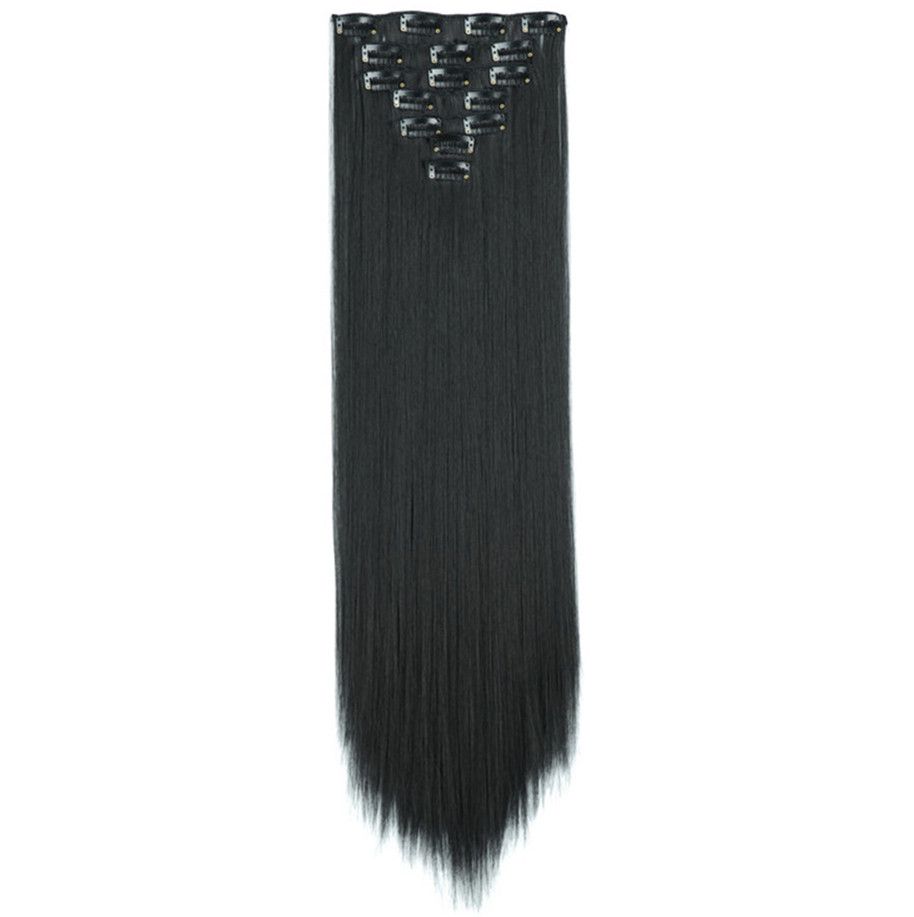 Hair Extensions Clip Ins 24" Synthetic Hair Extension7Pc16 Clips