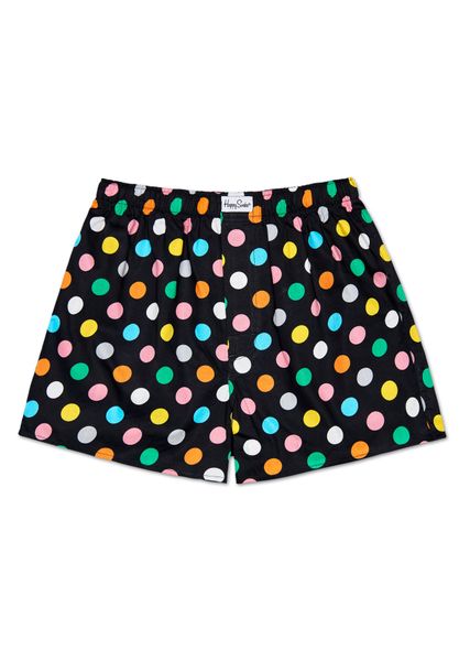 Happy Socks Big Dot Boxer - Black