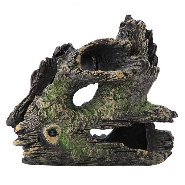 Artificial Resin Tree Trunk Aquarium Decoration ST-004C Fish Tank Ornament