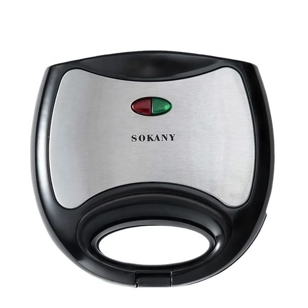Sokany Panini Grill Sandwich Maker With Optional Plate Toaster