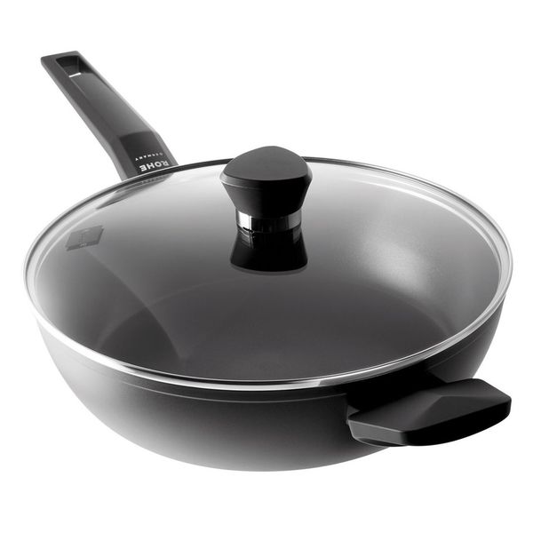 ROHE -n Braising Pan &amp; Lid: With Non-Stick Coating "Henry" 28cm