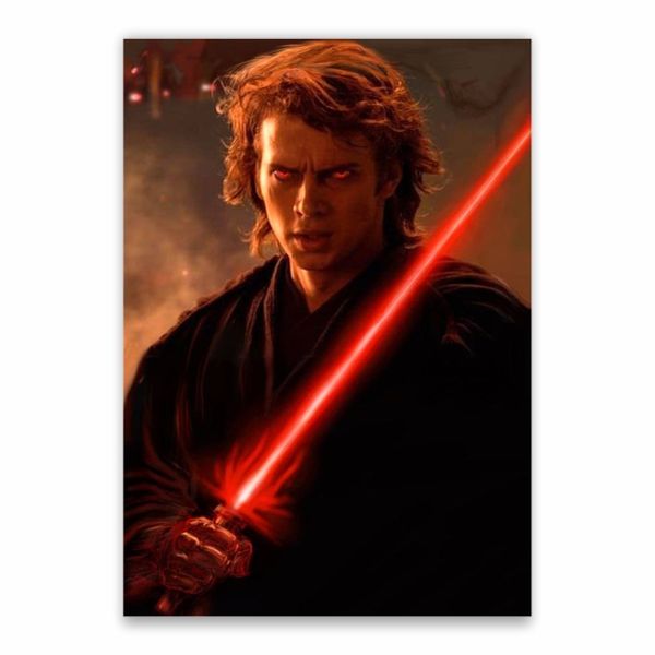 Anakin Skywalker Red Eyes Poster - A1