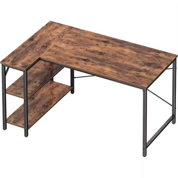 Reversible L Shaped Computer Desk, Corner Gamer Desk Home Office Desk