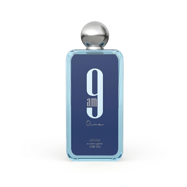 Afnan 9 AM Dive Eau de Parfum for Men 100ml | Fresh Aquatic Citrus Woody