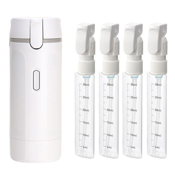 Travel Bottles Refillable Travel Container with 4 Liquid Dispenser