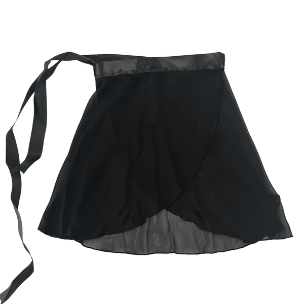 Black Ballet Wrap Skirt Adult