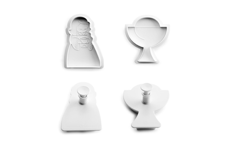 Ibili Set Dough Cutter with Ejector