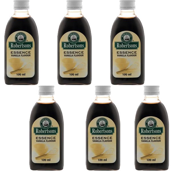 Robertsons Vanilla Essence - 6 x 100ml