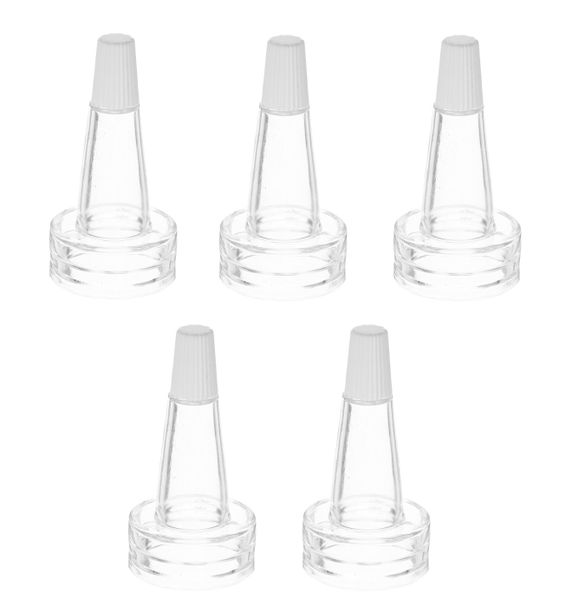 5x2.0cm Transparent Ampoule Dropper Caps-Fits Serum Vials &amp; Bottle Openings