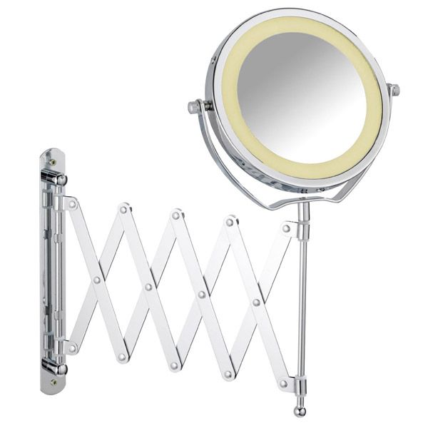 Wenko - Led Telecopic Wall Mirror - Brolo Range
