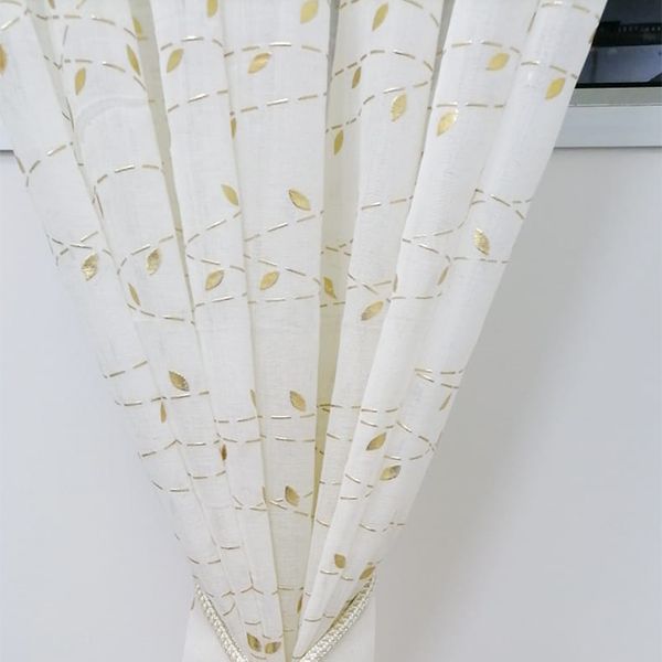 Voile -Foiled Gold Leaf -Taped image