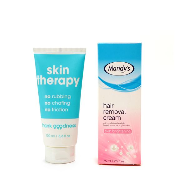 Mandy's Brightening Hair Removal and Thank Goodness Anti-Chafe Cream Combo