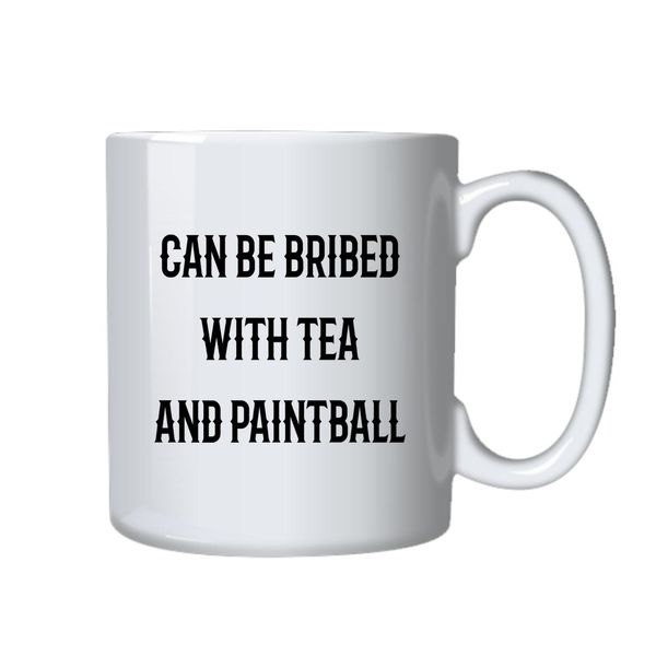 Tea and Paintball Mug - Best Funny Novelty Cup Gift Idea for