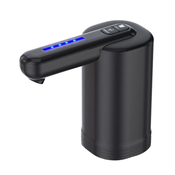 Water Dispenser for 5 Gallon Bottle, Portable USB Charging Black