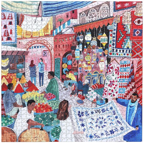 eeBoo Family Puzzle - Marrakesh: 1000 Pieces