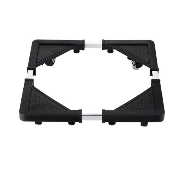 Adjustable Washing Machine Refrigerator Base Rack With Wheels - 2010