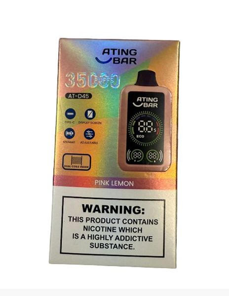 Rechargeable Vape Smoking Device-Pink Lemon-35000 Puffs