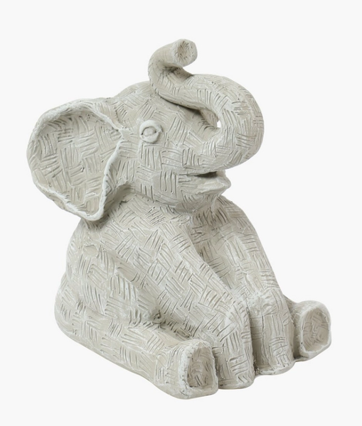 Cutie Sitting Elephant Door Stop - Resin