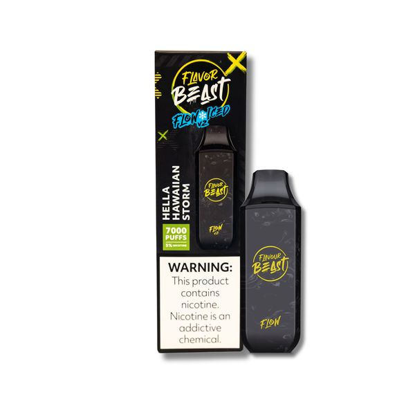 7000 Puff Hella Hawaiian Storm Flow Vape | 20mg Nicotine Strength