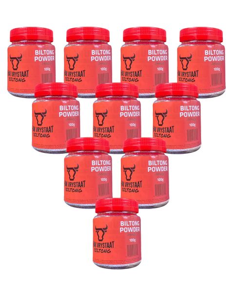 Hak Vrystaat Biltong Powder Shaker 10 x 100g