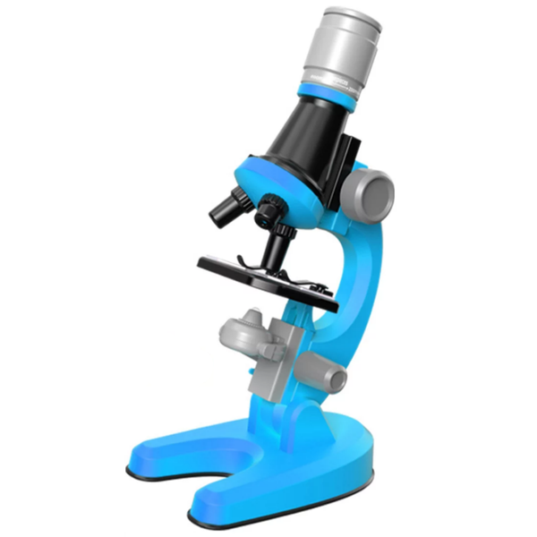 Microscope for Kids Beginners 100x 400x 1200x Science Experiment Kit Yellow