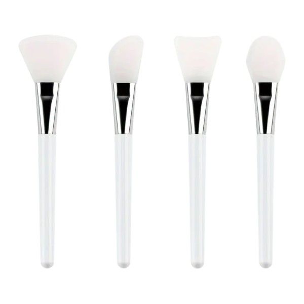 4 Piece - Silicone Face Mask &amp; Skincare Applicator Set