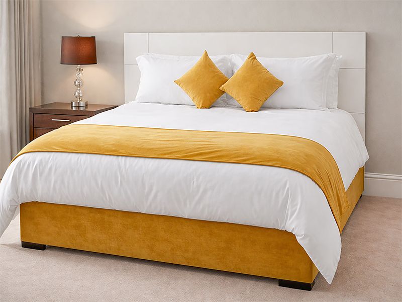 Hotel Collection Luxury Stylish Durable Faux Suede Bed Runner