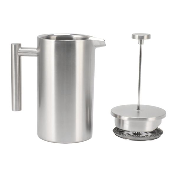 Double Wall Insulated Stainless Steel French Press - 1L