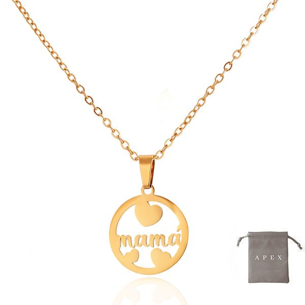 Mother's Day Mama Heart Necklace Pendant