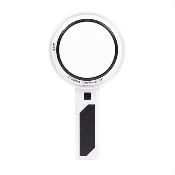Magnifying Glass Loupe with Led Light Illuminated Compatible with None