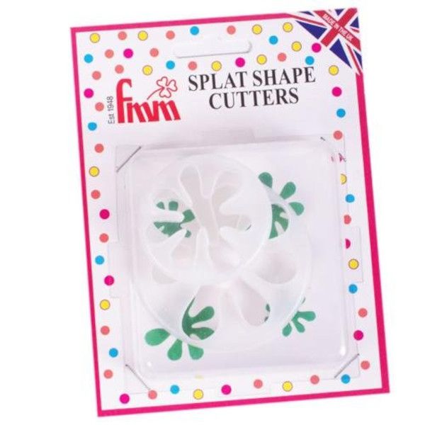 Cutter Splat Paint Icing Fondant Cut Out Art Artist Shape Cake Decoration