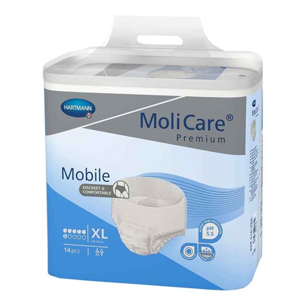 Hartmann - Premium Mobile Pull Ups Adult Nappy Extra Large 14's