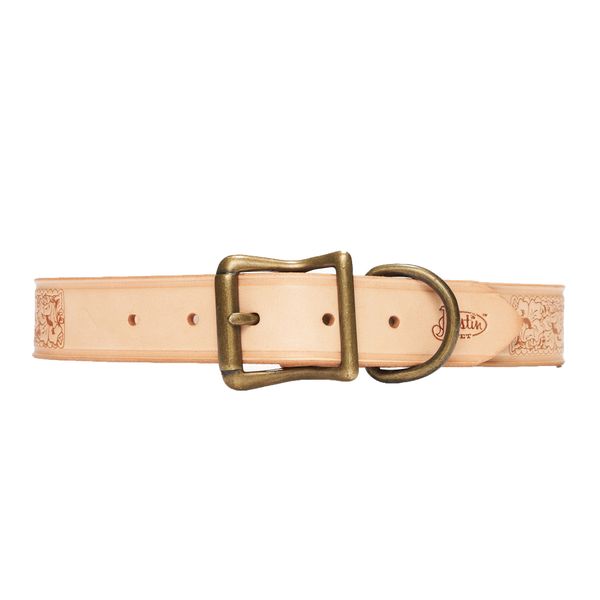 Justin Deluxe Outlaw Leather Dog Collar