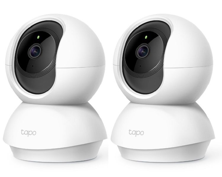 TP-Link TAPO C210 Pan/Tilt Home Security Wi-Fi Camera (Dual-Pack)
