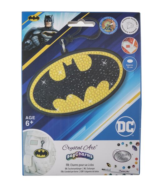 Batman - Crystal Diamond Art Bag Charm Kit